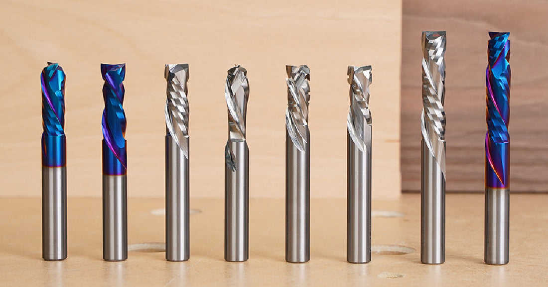compression router bits cnc woodworking endmills