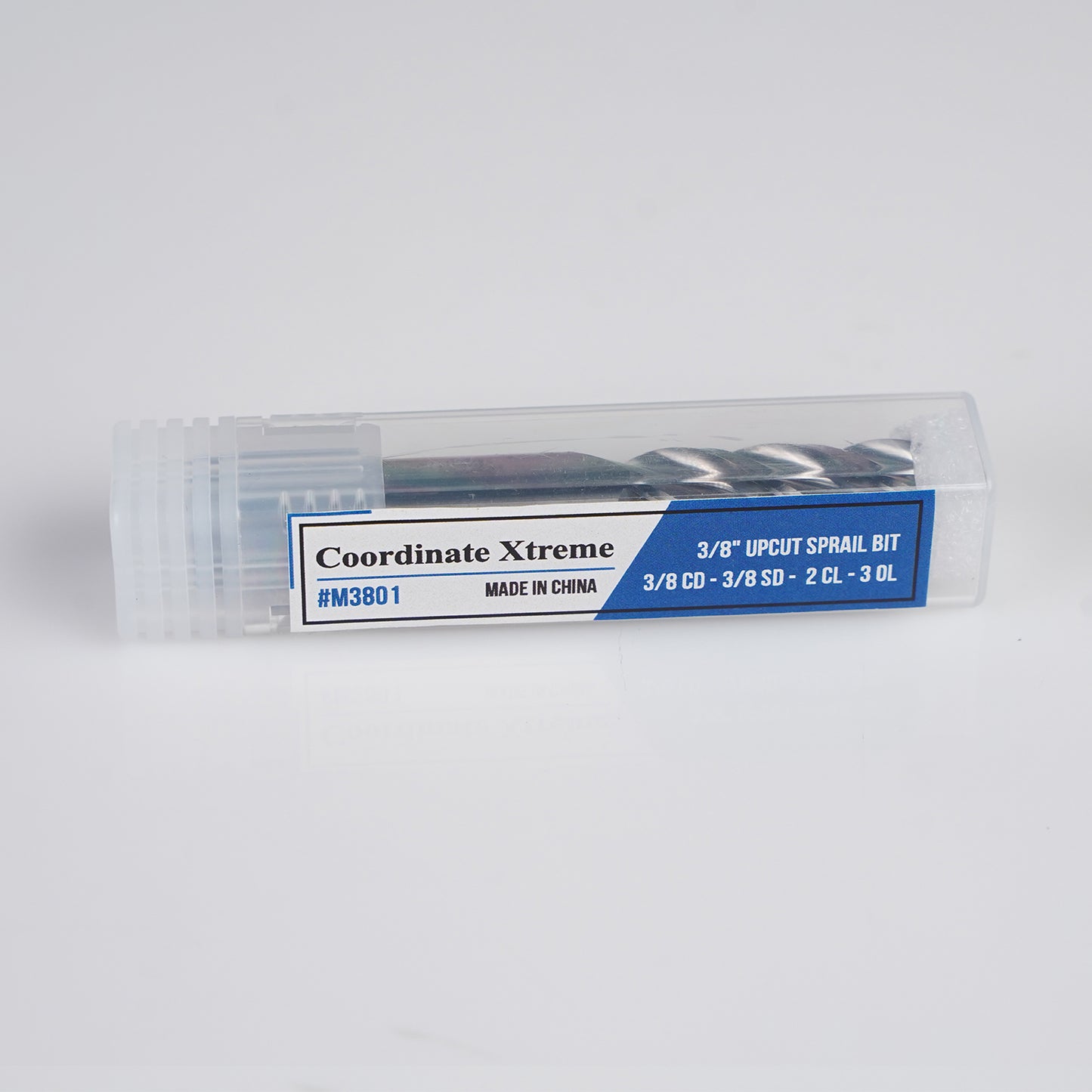 Coordinate Xtreme 4 Flutes Upcut End Mill 3/8CD - 3/8SD - 1-1/2OL - 1/2 CL