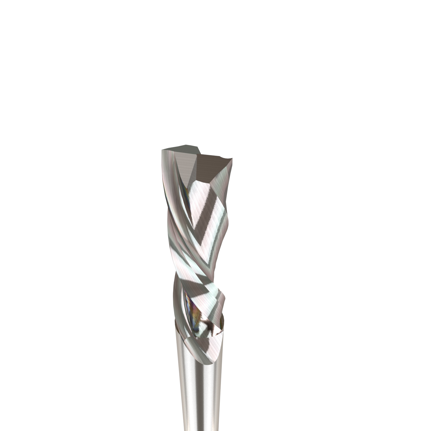 S1403 Solid Carbide Downcut Spiral Router Bit - 2Flutes - 1/4 SD - 1/4 CD - 1 CL - 2-1/2 OL - Zahyox