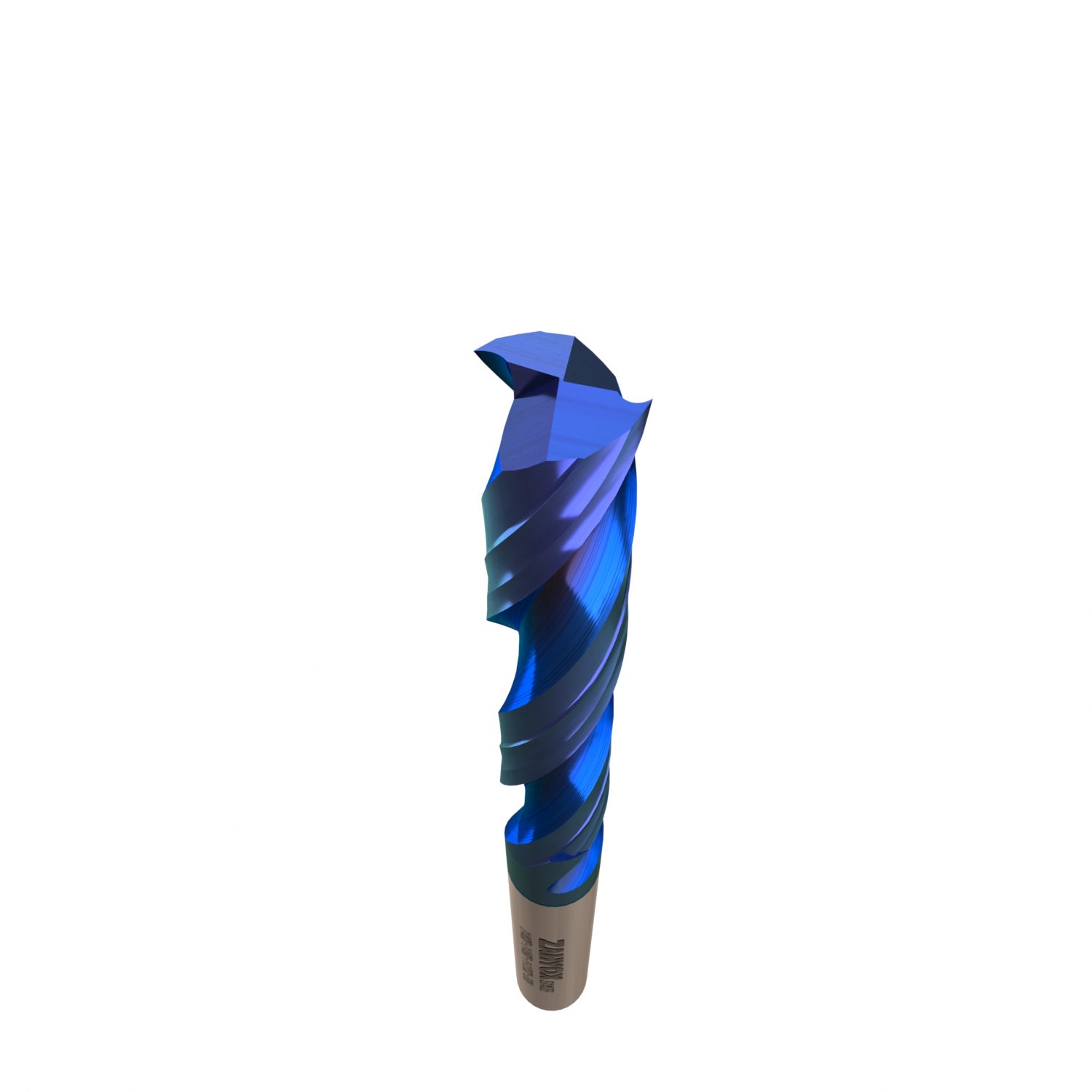 S1406 Solid Carbide nACo Coated Upcut Spiral Router Bit - 2 Flutes  - 1/4 SD - 1/4 CD - 1-1/2 CL - 3 OL - Zahyox