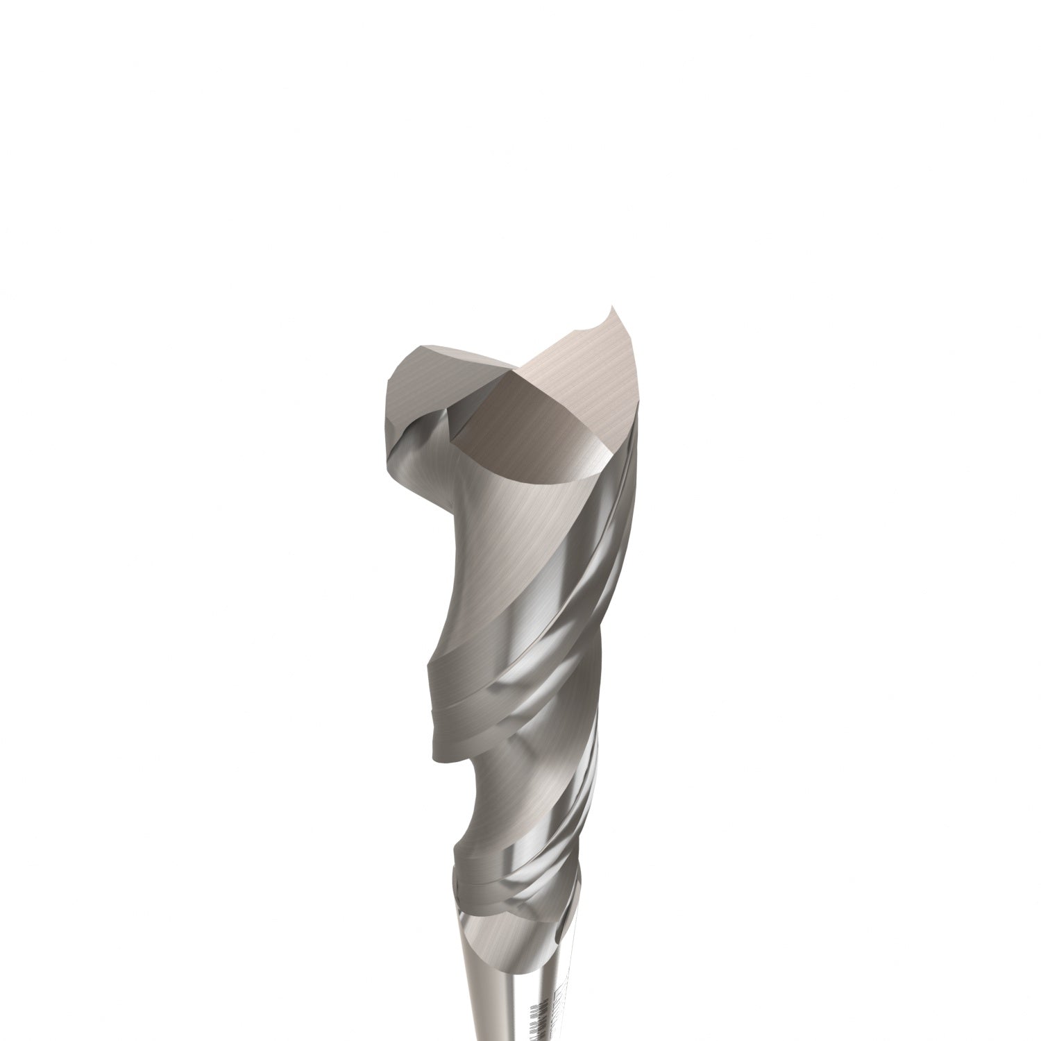 3/8" Shank Solid Carbide Upcut CNC Spiral Router Bit - 2 Flutes - 3/8" Cutting Dia - 2" LOC - 4" OAL - S3804 - Zahyox