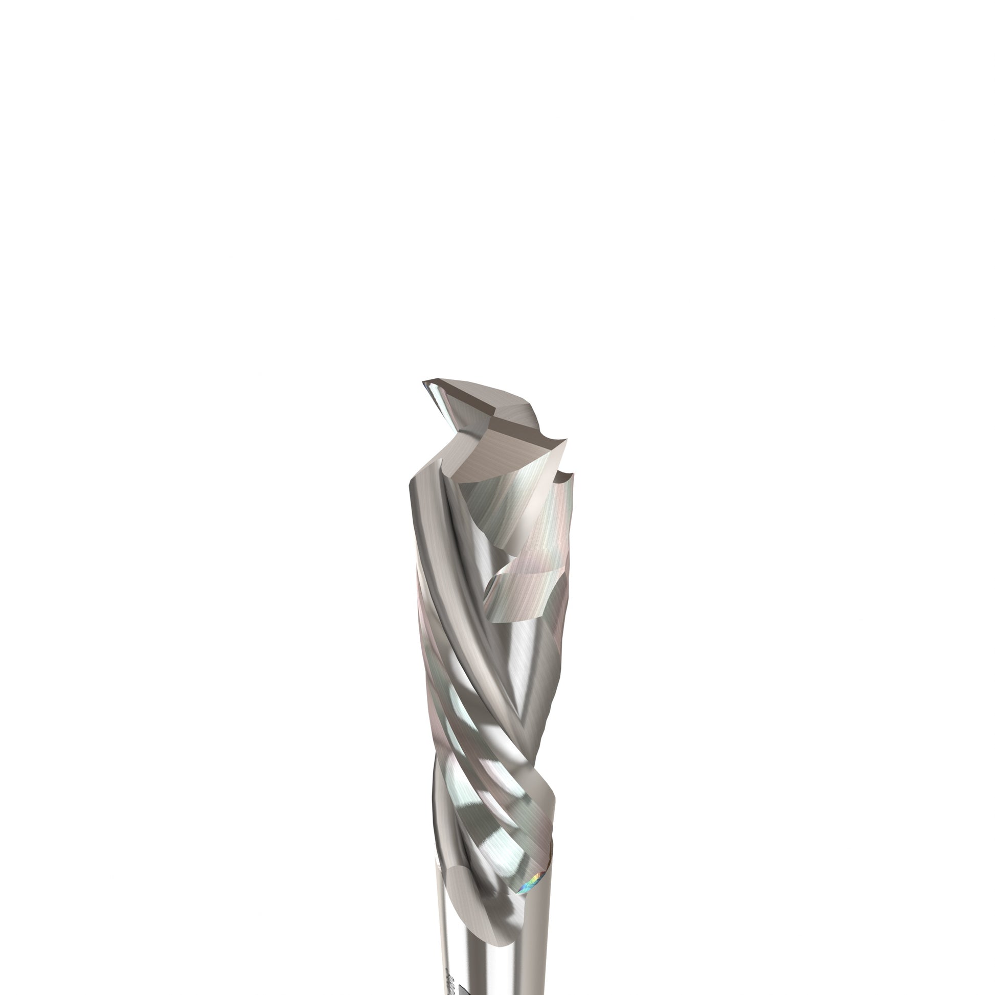 3/8" Shank Solid Carbide Compression CNC Spiral Router Bit - 2 Flutes - 3/8" Cutting Dia - 1-5/8" LOC - 3-1/2" OAL - S3806 - Zahyox