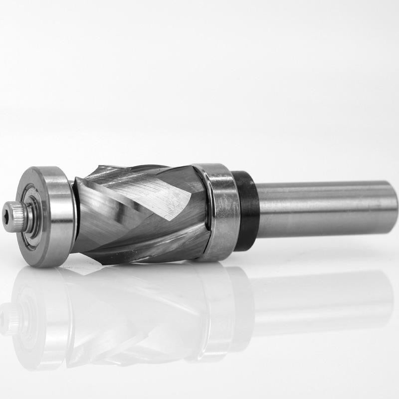 F1205 Compression Pattern Flush Trim Bit with Top & Bottom Bearing - 1/2 SD - 7/8 CD - 1-3/16 CL - 3-11/16 OL - Zahyox