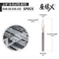 ZahyoX O Flute Upcut Spiral Router Bit 1/8" Shank, 1/16" Cutting Dia, 3/16" Cutting Length, 1-1/2" OVL, Single Flute CNC Bit for Engraving Acrylic, ABS, Plastics (Copy)