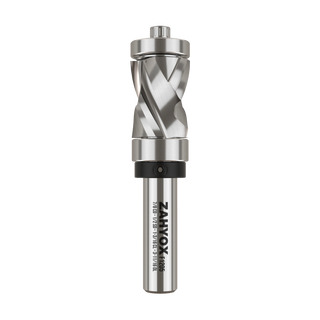F1206 Compression Spiral Flush Trim Bit with Bottom Bearing - 1/2 F1206 Compression Spiral Flush Trim Bit with Bottom Bearing - 1/2