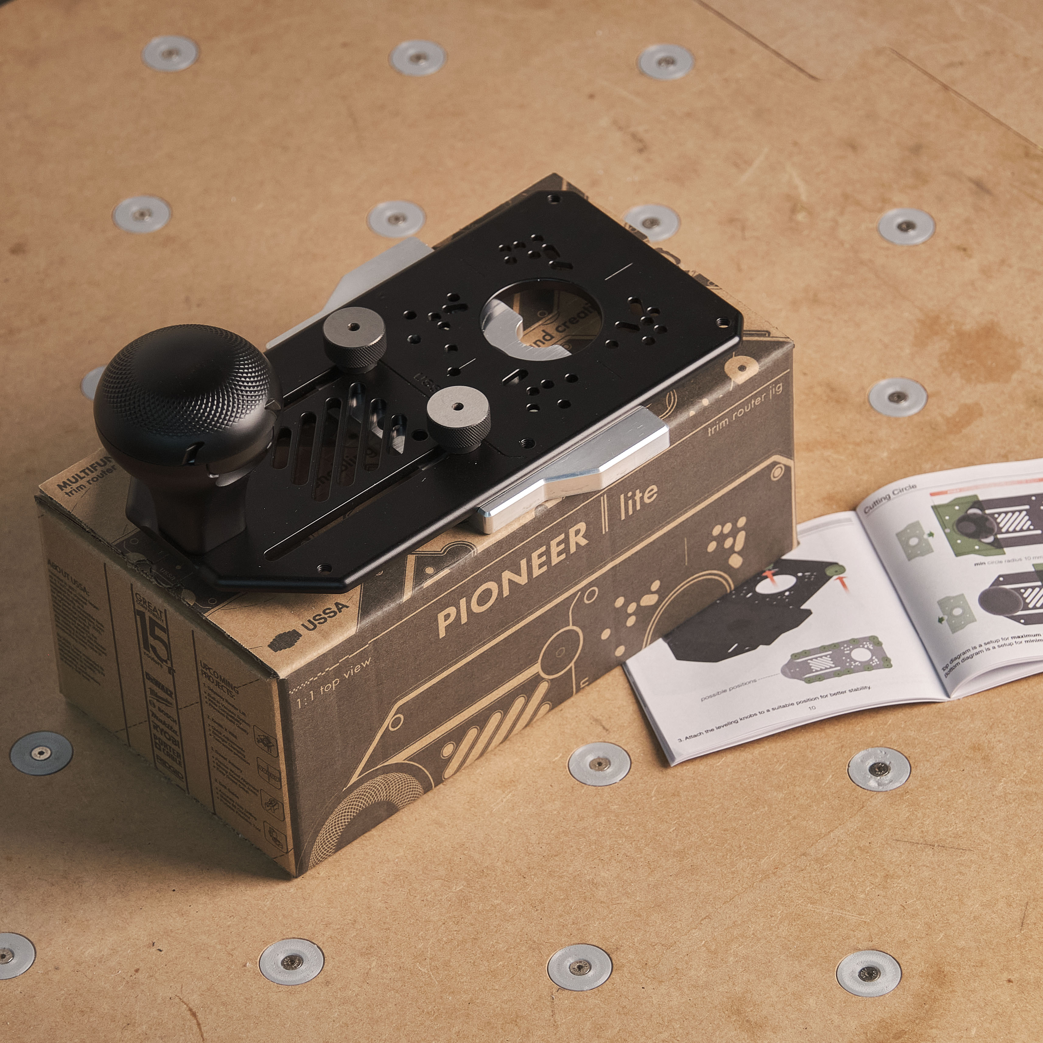 Pioneer Craft - Multifunctional Trim Router Jig - Zahyox