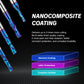S0813 Solid Carbide Metric Compression Spiral Router Bit - Nano Coated -2 Flutes - 8mm SD - 8mm CD - 32mm CL - 76mm OL