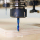 S1416 Solid Carbide nACo Coated Upcut Spiral Router Bit - 2Flutes - 1/4 SD - 1/4 CD - 1 CL - 2-1/2 OL