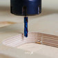 S1418 Solid Carbide nACo Coated Compression Spiral Router Bit - 2 Flutes - 1/4 SD - 1/4 CD - 1 CL - 2-1/2 OL