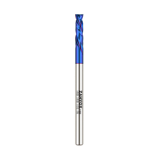 S1809 PRO Compression Nano Coated Spiral Router Bit - 2Flutes - 1/8 SD - 1/8 CD - 1/2 CL - 2 OL - 1/8 UCL