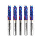 S3801 (5pack) 3/8" Shank Compression nACo Coated CNC Spiral Router Bit - 2 Flutes - 3/8" Cutting Dia - 1-1/16" LOC - 3OAL - Zahyox