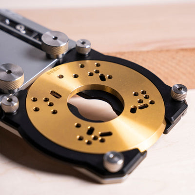360° Rotating Brass Pioneer Router Base Plate | Fits Pioneer 003 Only