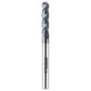 B1403 Upcut Ball End Mill - 4 Flutes - 1/4 Dia - 1/4 Shank - 1-1/8 CL - 3 OL - R1/8