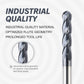 B1403 Upcut Ball End Mill - 4 Flutes - 1/4 Dia - 1/4 Shank - 1-1/8 CL - 3 OL - R1/8