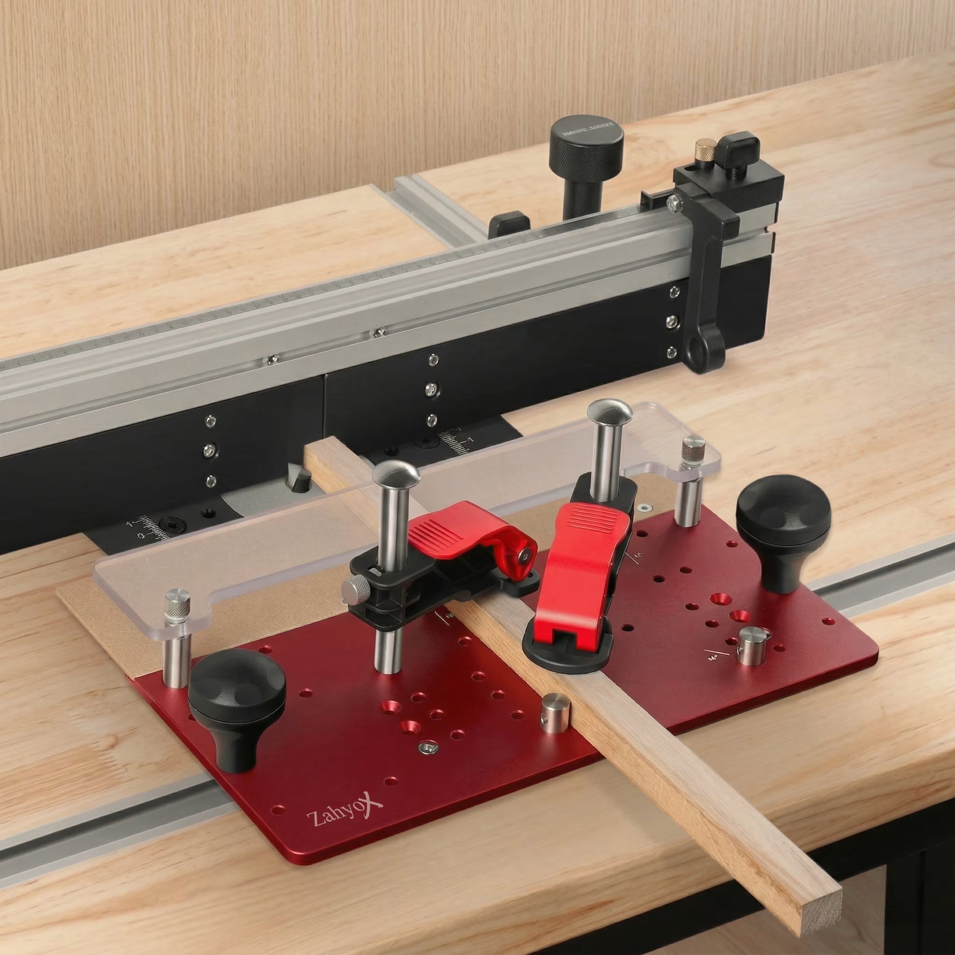 Coping Sled - Woodworking Professional Rail Guide Safety - Zahyox