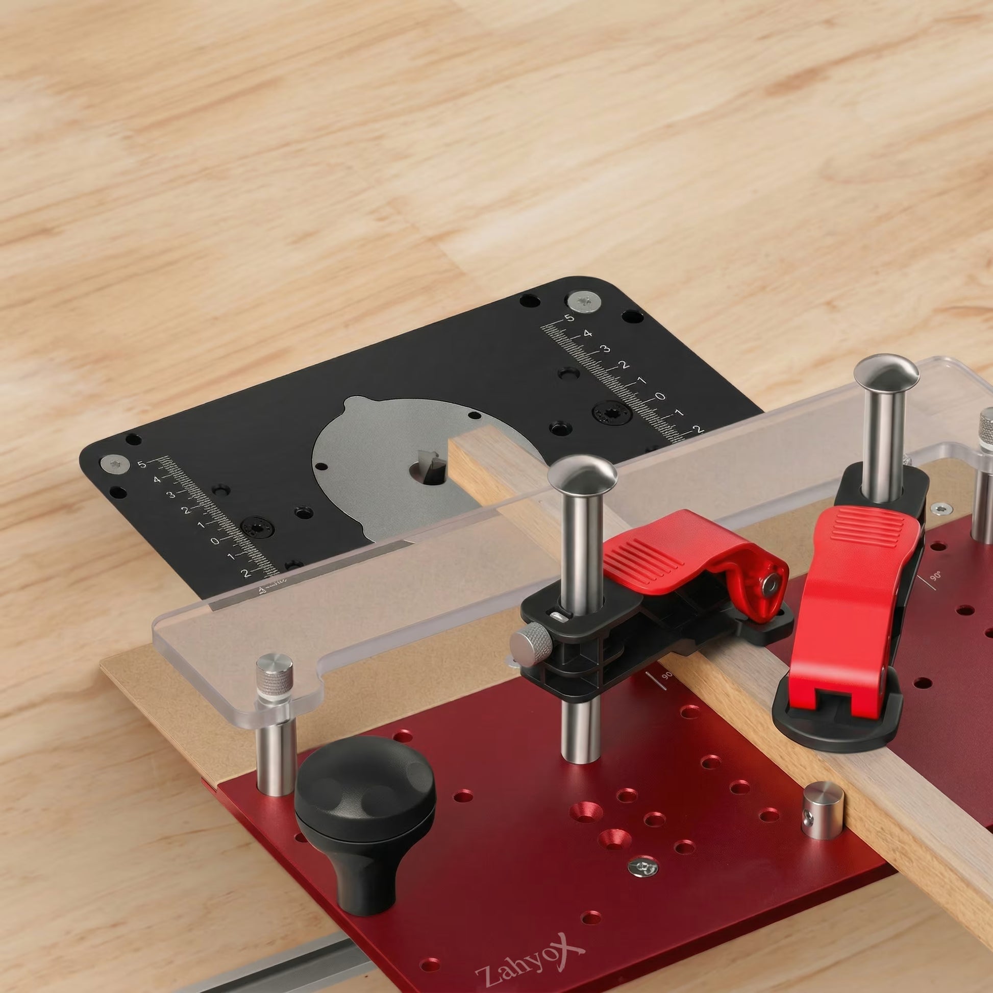 Coping Sled - Woodworking Professional Rail Guide Safety - Zahyox