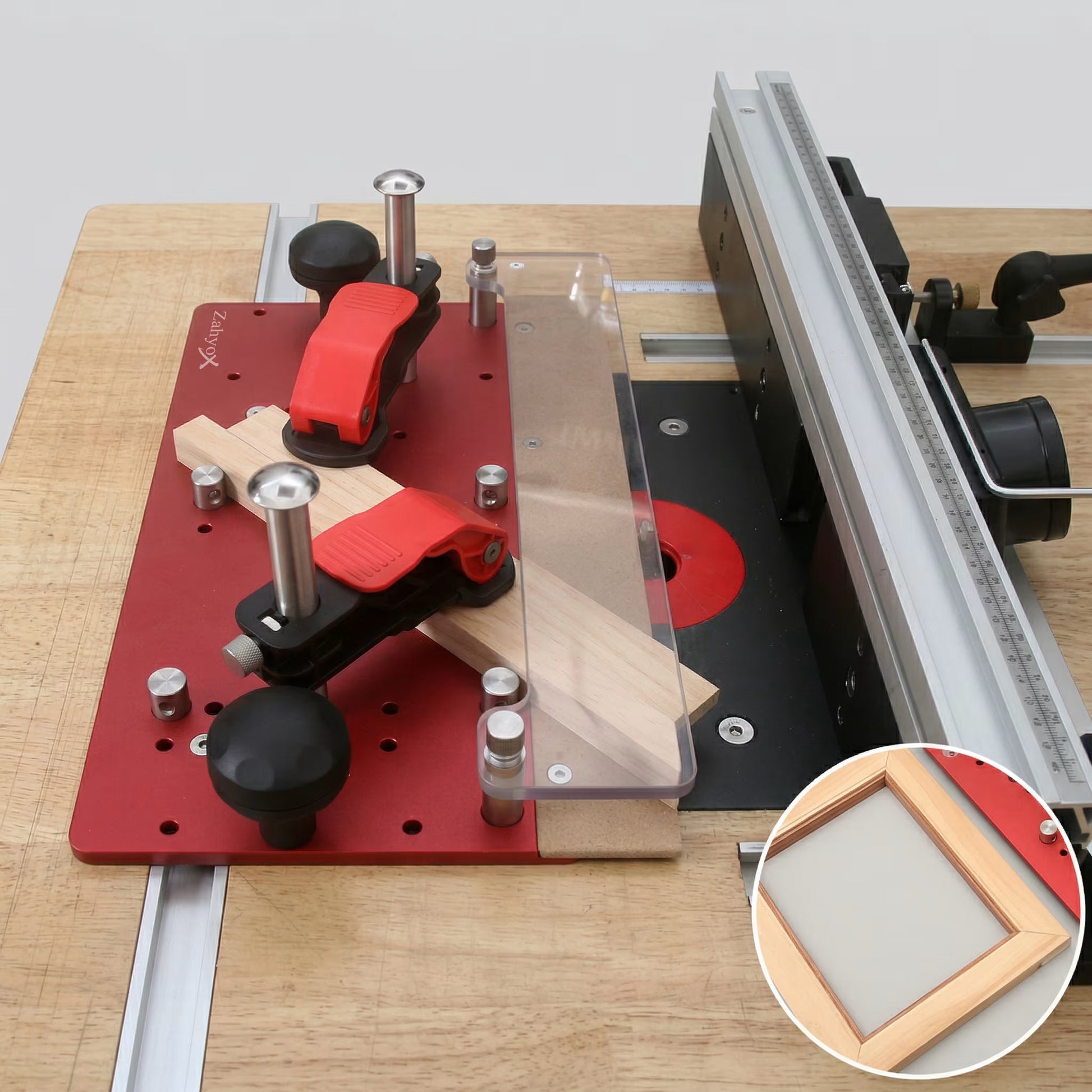 Coping Sled - Woodworking Professional Rail Guide Safety - Zahyox