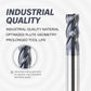 M1201 Solid Carbide Upcut End Mill - 4 Flutes - 1/2 Dia - 1/2 Shank - 1-1/8 LOC - 3 OAL