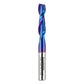 S1416 Solid Carbide nACo Coated Upcut Spiral Router Bit - 2Flutes - 1/4 SD - 1/4 CD - 1 CL - 2-1/2 OL