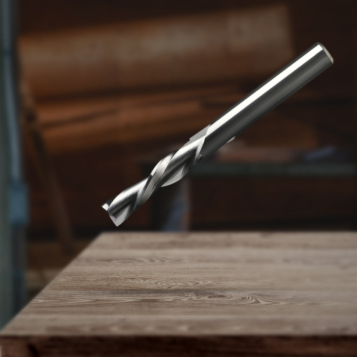 S1403 Solid Carbide Downcut Spiral Router Bit - 2Flutes - 1/4 SD - 1/4 CD - 1 CL - 2-1/2 OL - Zahyox