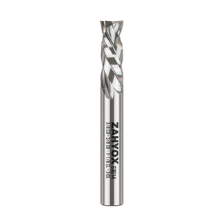 S3814 PRO 3/8" Shank Solid Carbide Compression Spiral Router Bit - 2 Flutes - 3/8" Cutting Dia - 1-1/8" LOC - 3" OAL - 1/4" UCL