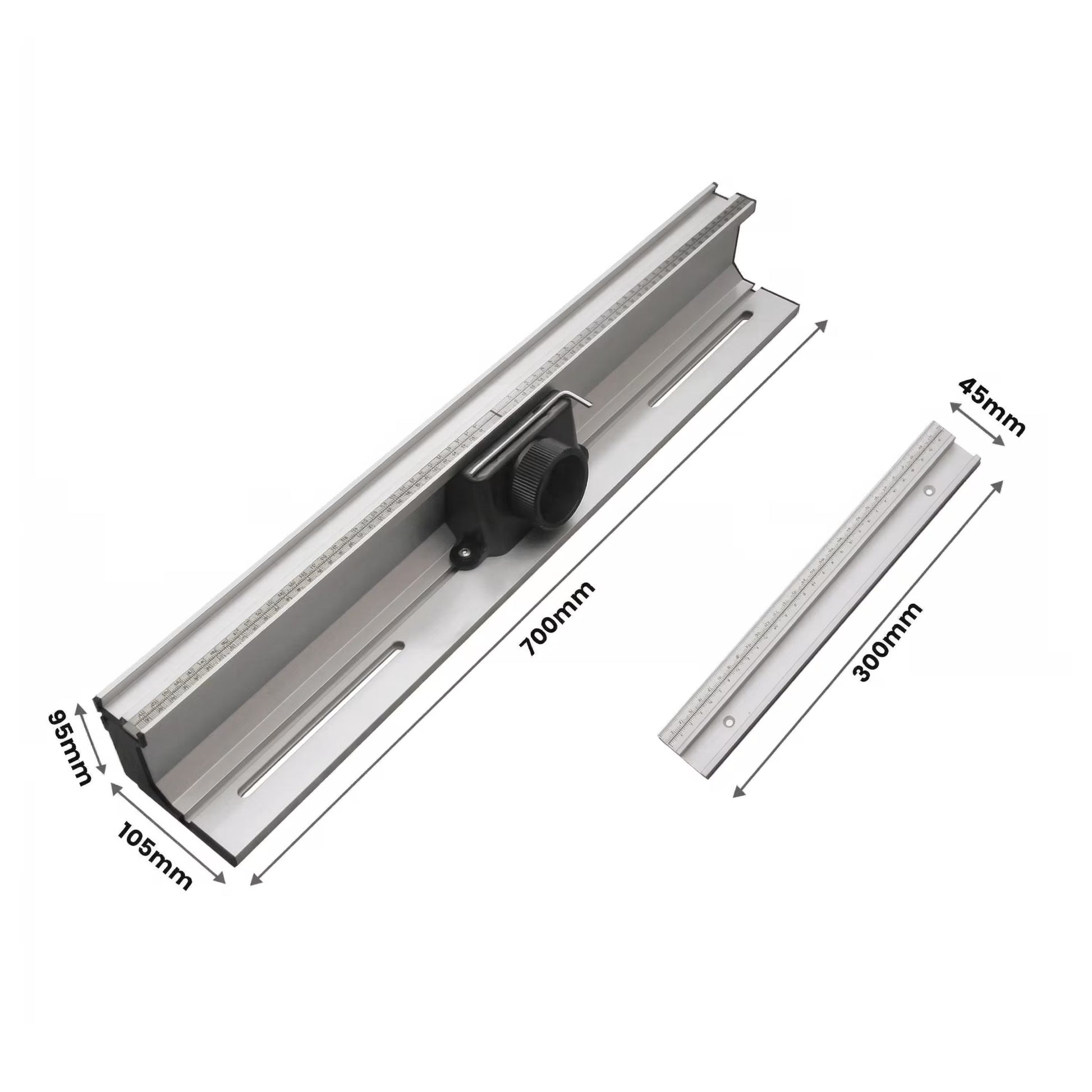 Table Saw Bar T-Track and Miter Track - Zahyox