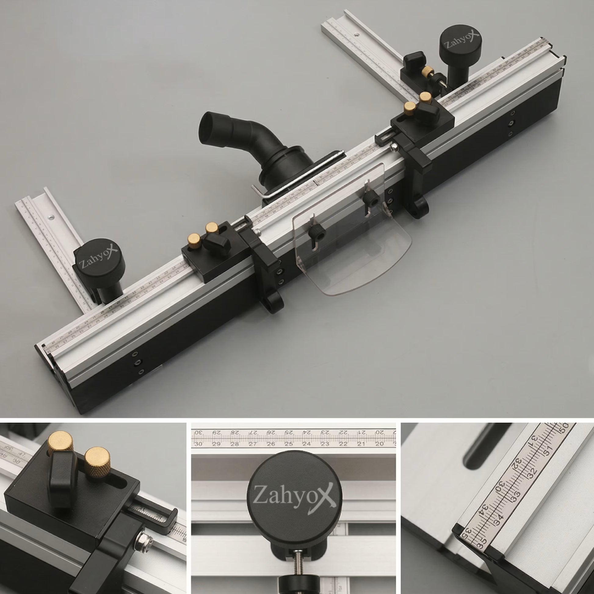 Table Saw Bar T-Track and Miter Track - Zahyox