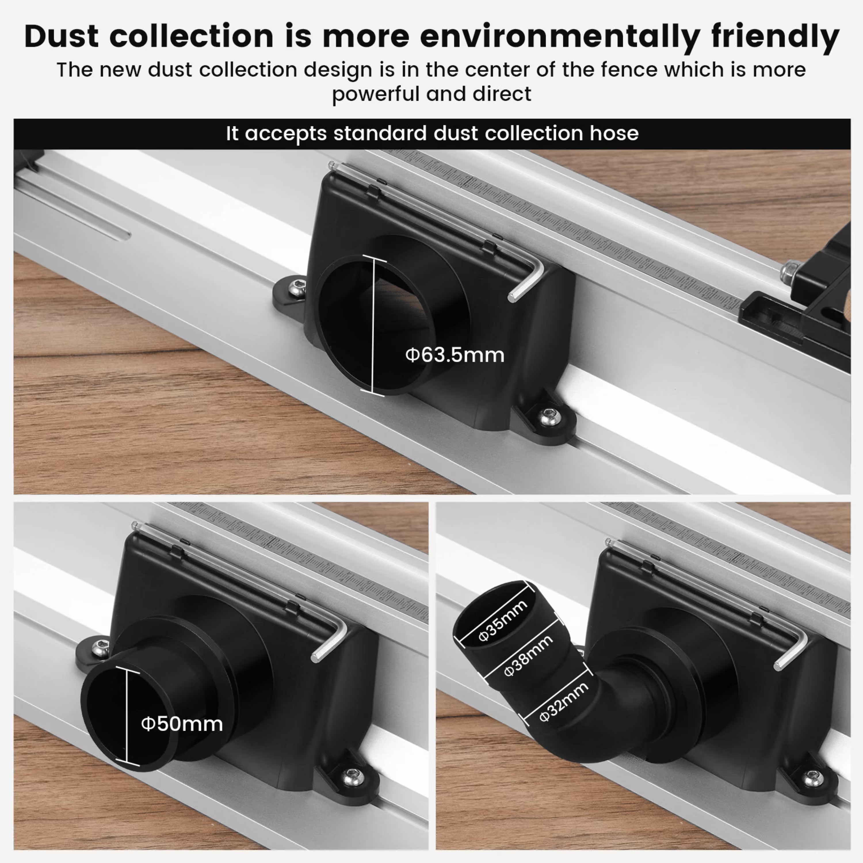 Table Saw Bar T-Track and Miter Track - Zahyox