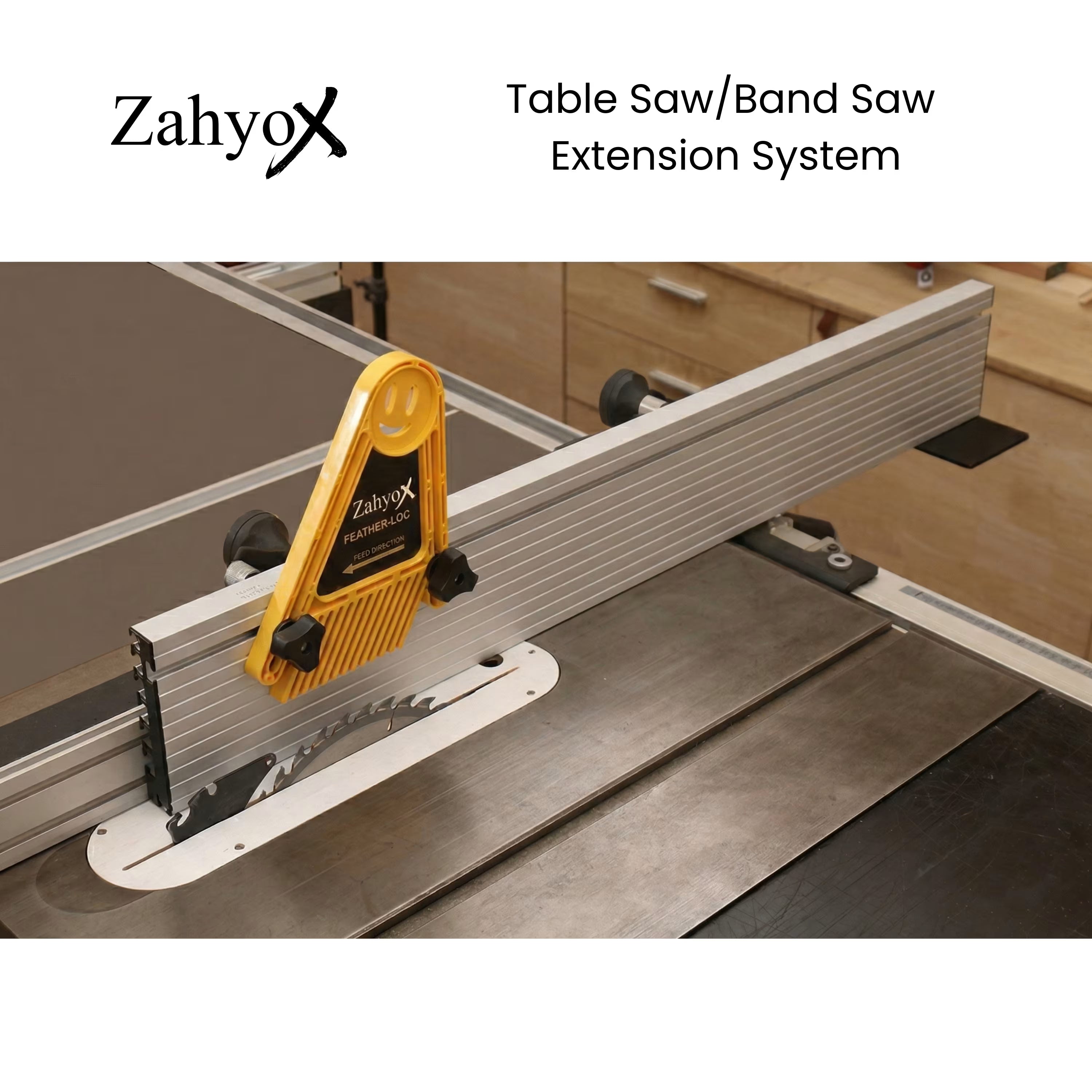 Table Saw Band Saw Router Table Fence Extension System - Zahyox