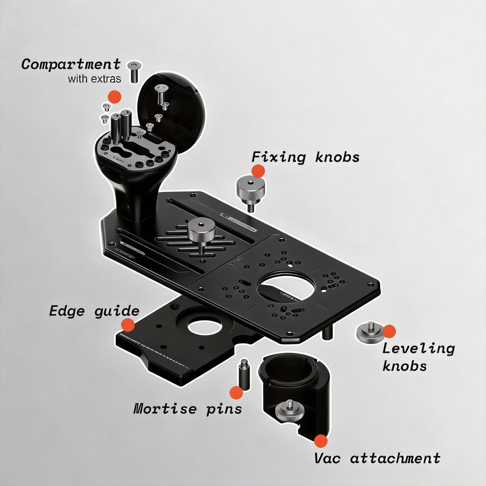 Pioneer Lite - Multifunctional Trim Router Jig - Zahyox