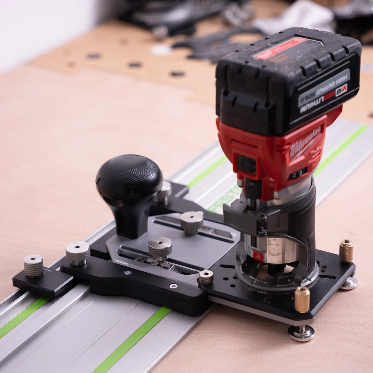 Rail Shuttle Router Router Guide Rail Adapter | Zero Tolerance Rail Guide – ZahyoX