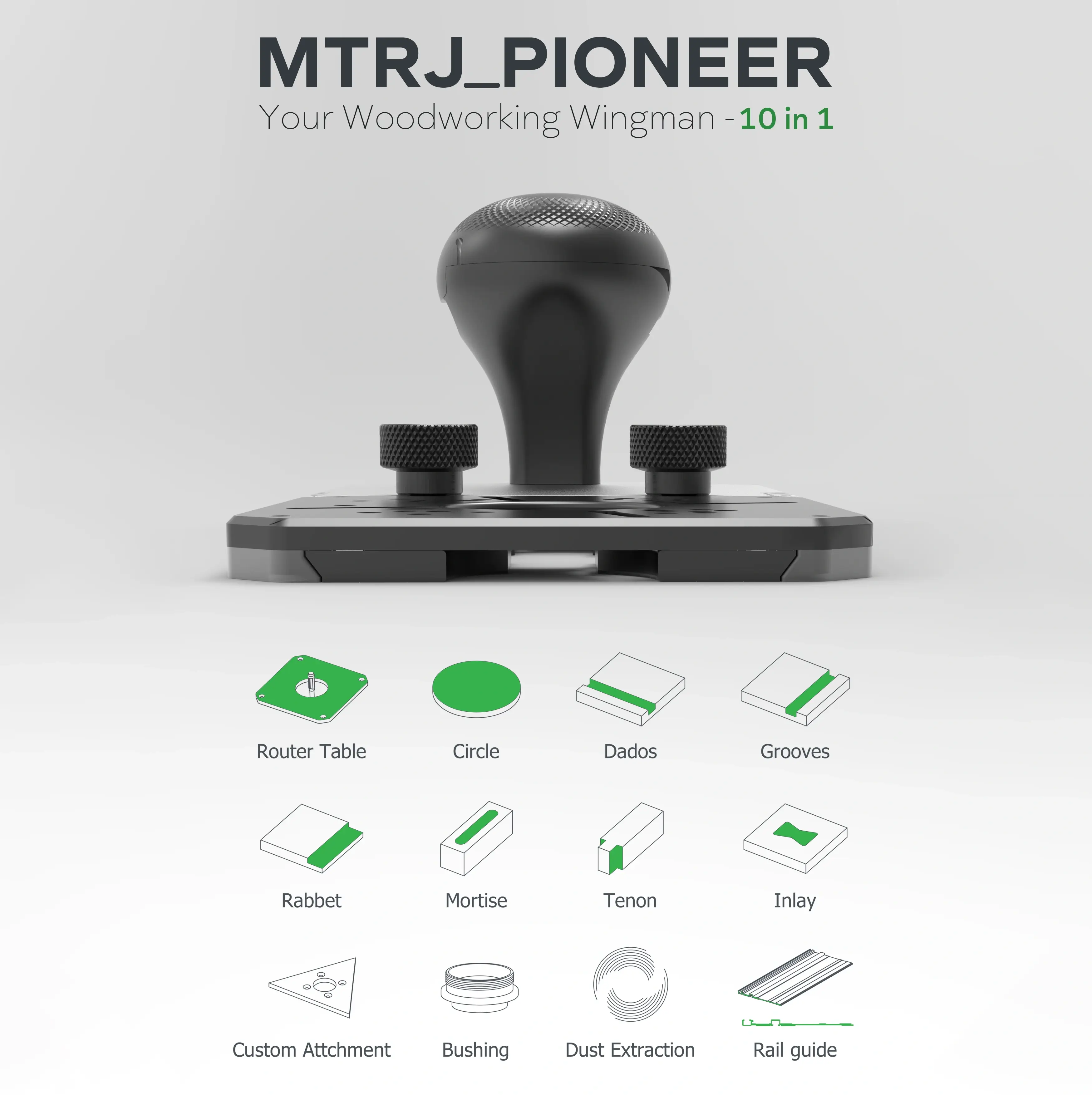 Multifunktionale Fräsvorrichtung für Zierleisten || MTRJ002_PIONEER