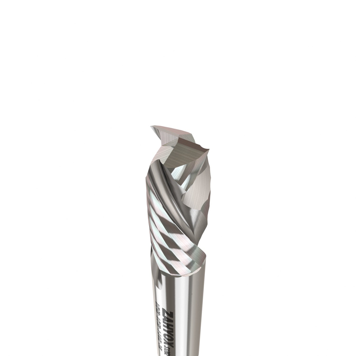 1/2" Shank Compression CNC Spiral Router Bit - 2 Flutes - 1/2" Cutting Dia - 1-1/4" LOC - 3" OAL - S1202 - Zahyox