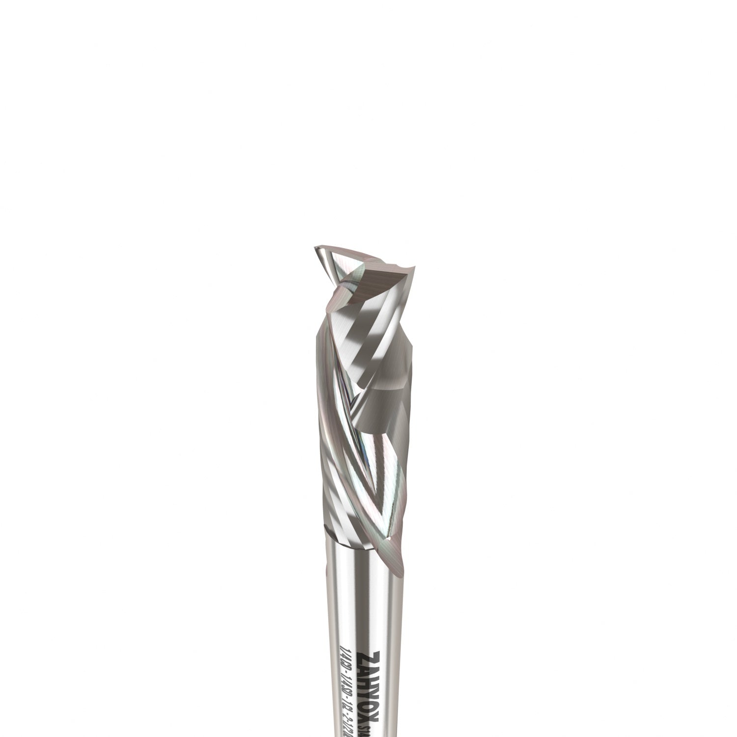 S1404 Solid Carbide Compression Spiral Router Bit - 2Flutes - 1/4 SD - 1/4 CD - 1 CL - 2-1/2 OL - Zahyox