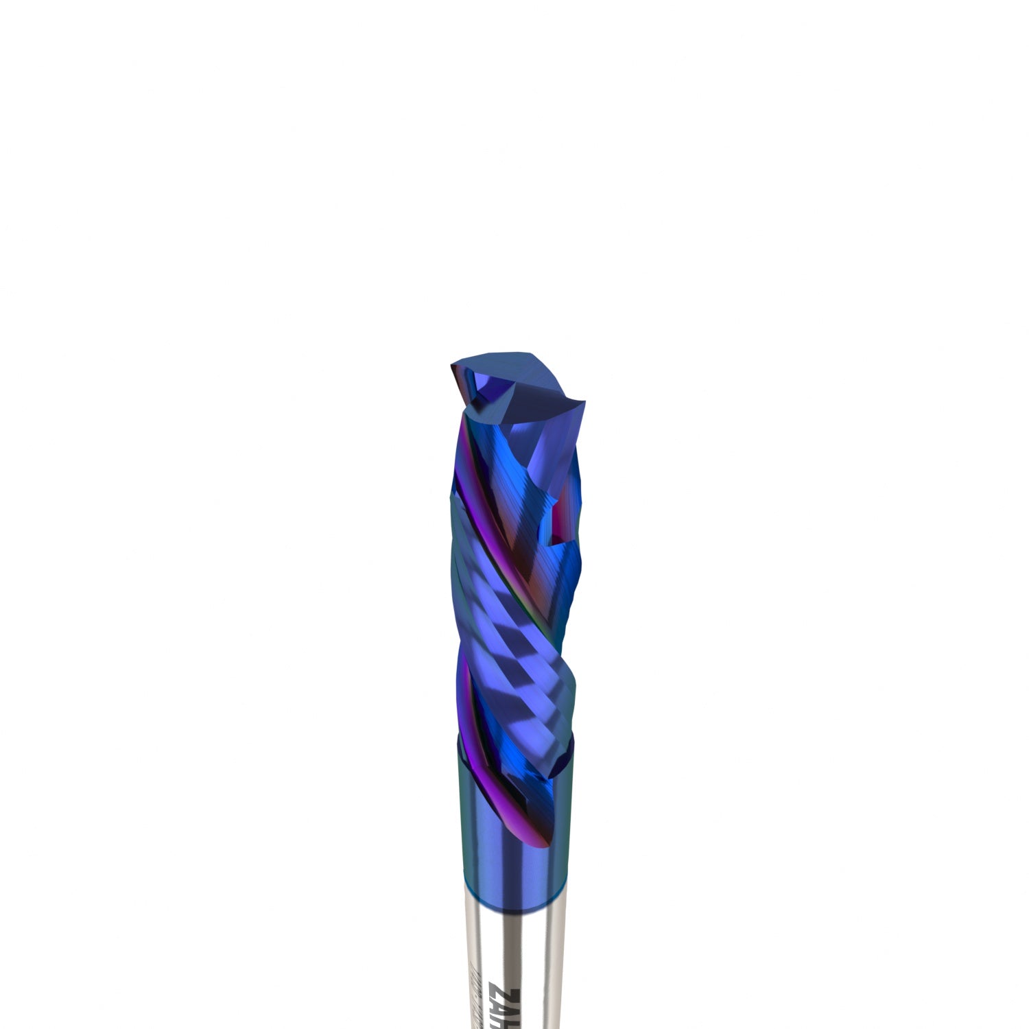 S1405 Solid Carbide nACo Coated Compression Spiral Router Bit - 2Flutes - 1/4 SD - 1/4 CD - 7/8 CL - 2-1/2 OL - Zahyox