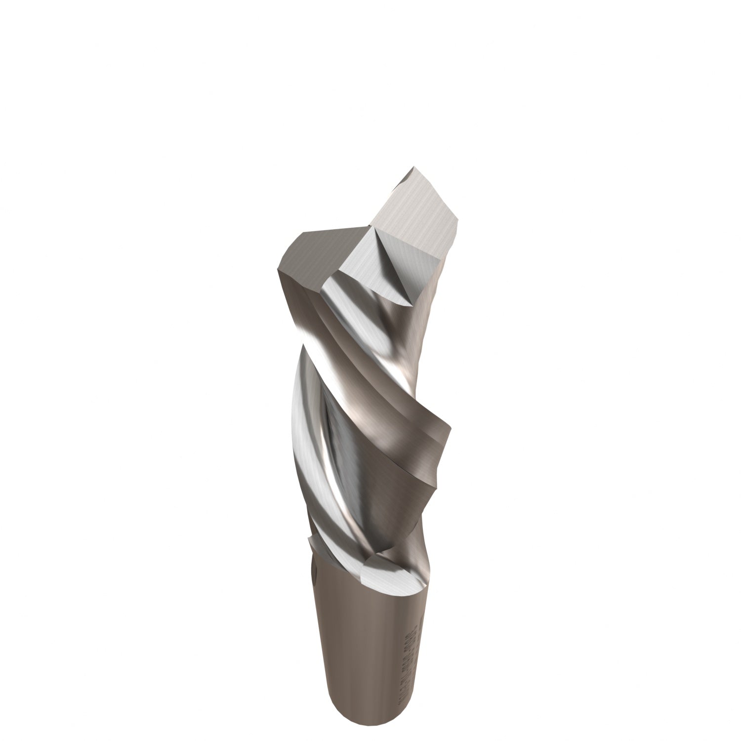 3/8" Shank Solid Carbide Downcut CNC Spiral Router Bit - 2 Flutes - 3/8" Cutting Dia - 1" LOC - 2-1/2" OAL - S3808 - Zahyox