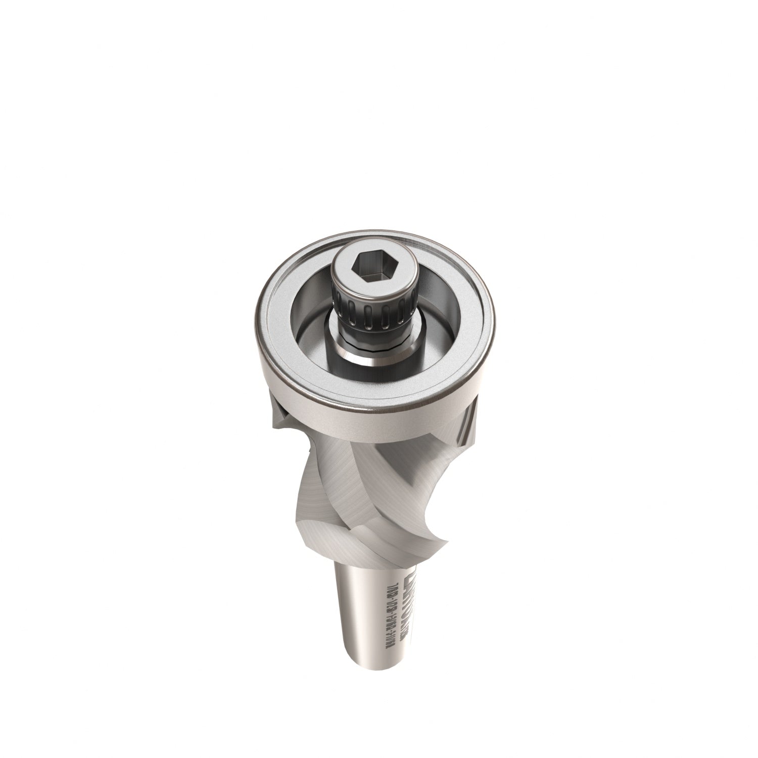 F1206 Compression Spiral Flush Trim Bit with Bottom Bearing - 1/2 SD - 7/8 CD - 1-3/16 CL - 3-11/16 OL - Zahyox