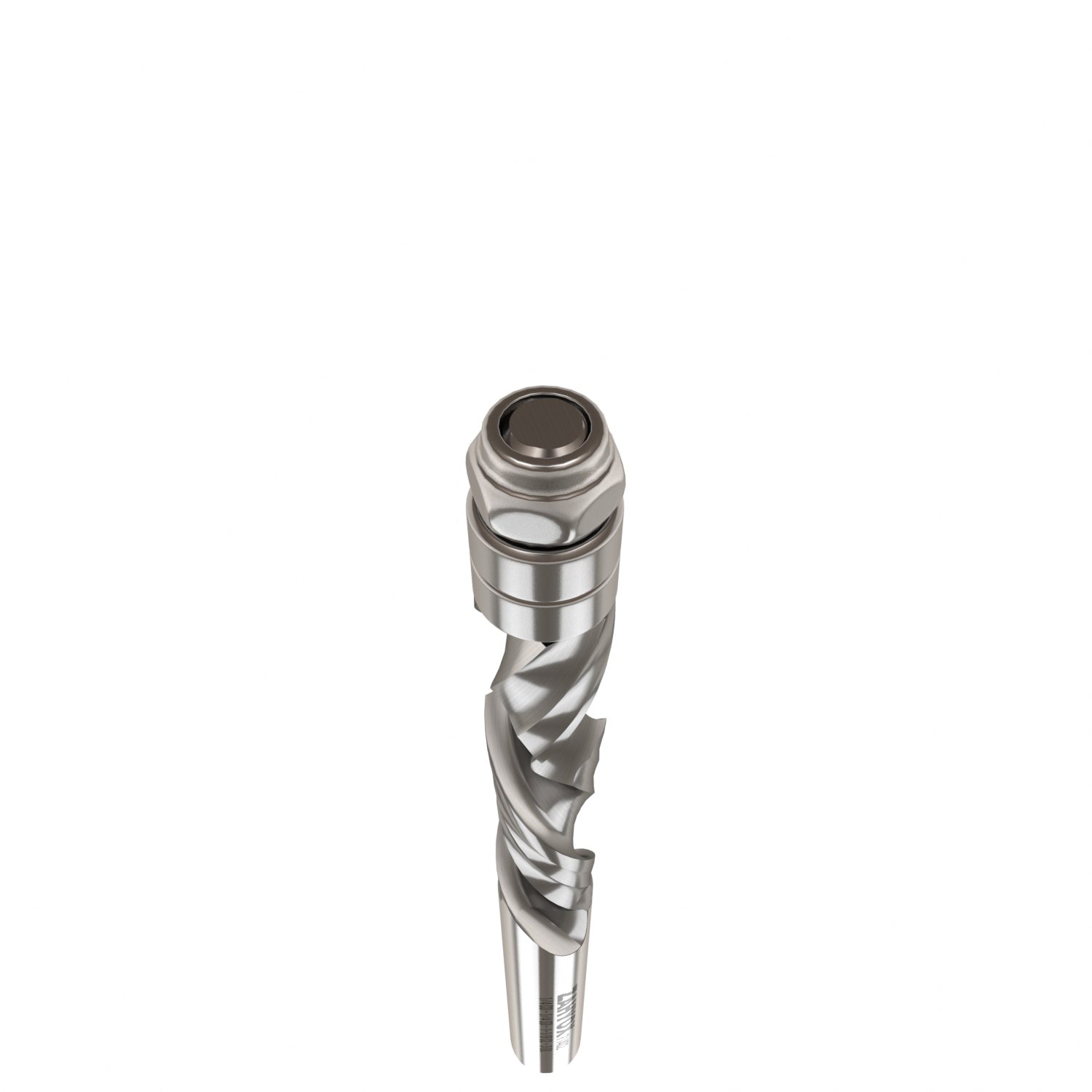 F1402 Compression Spiral Flush Trim Bit with Bottom Bearing - 1/4 SD - 1/4 CD - 1-1/8 CL - 3 OL - Zahyox