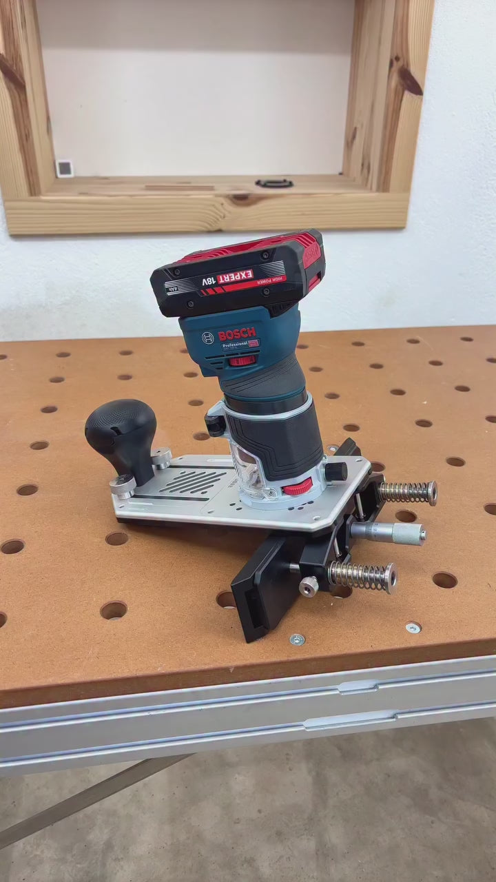 Load video: Pioneer Lite Upgrade Add-on Kit | Edge Guide + Pioneer 003 Bottom Plate