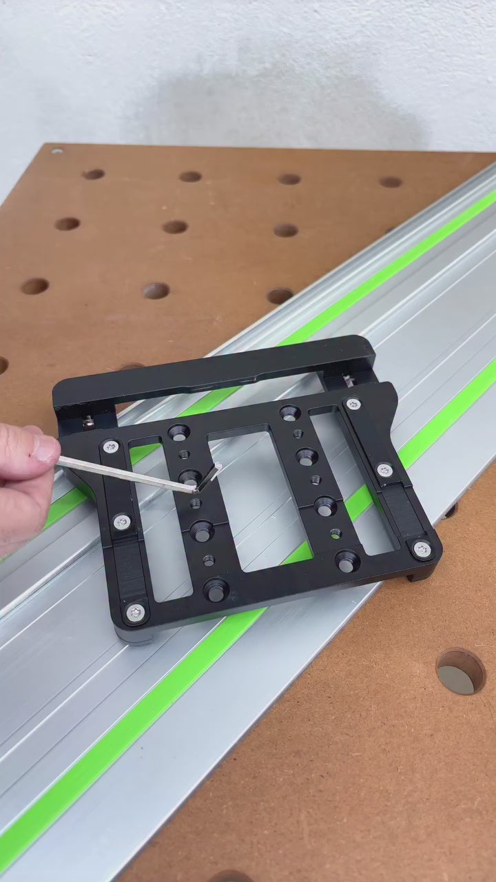 Load video: Router Guide Rail Adapter | Zero Tolerance Rail Guide