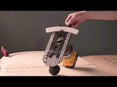 10-in-1 Trim Router Jig for Circle Cutting, Edge Guide, Bushing, Mortise & Trimming | Multi-Function Router Base