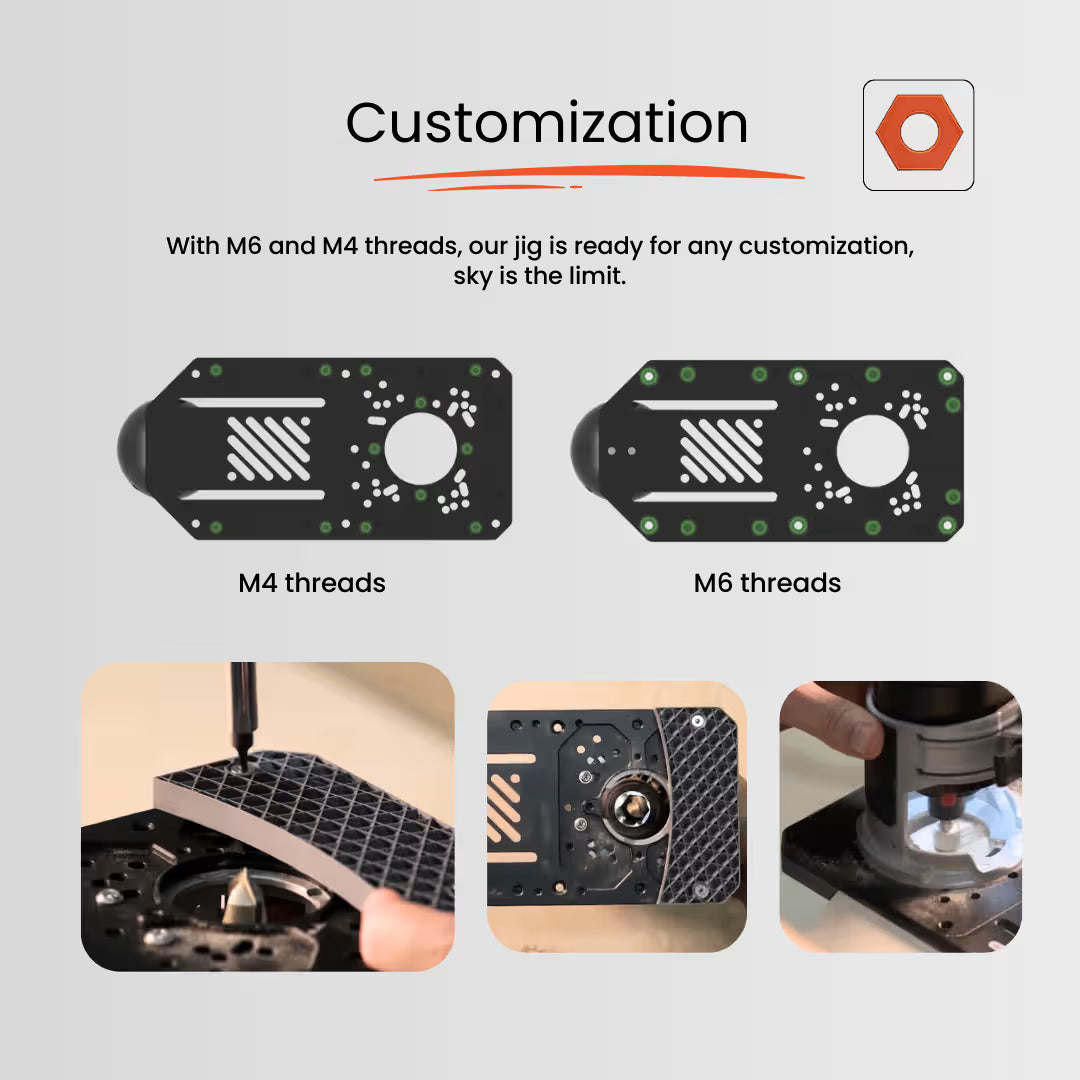 Pioneer Lite - Multifunctional Trim Router Jig for Circle Cutting, Edge ...