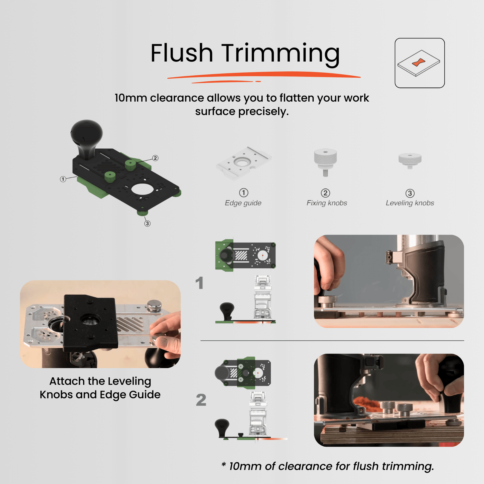 Pioneer Lite - Multifunctional Trim Router Jig