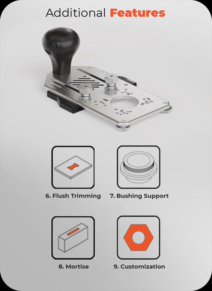 Pioneer Lite - Multifunctional Trim Router Jig - Zahyox