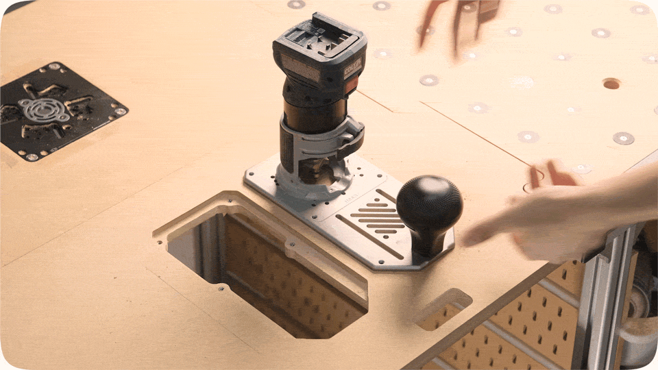 Pioneer Lite - Multifunctional Trim Router Jig - Zahyox