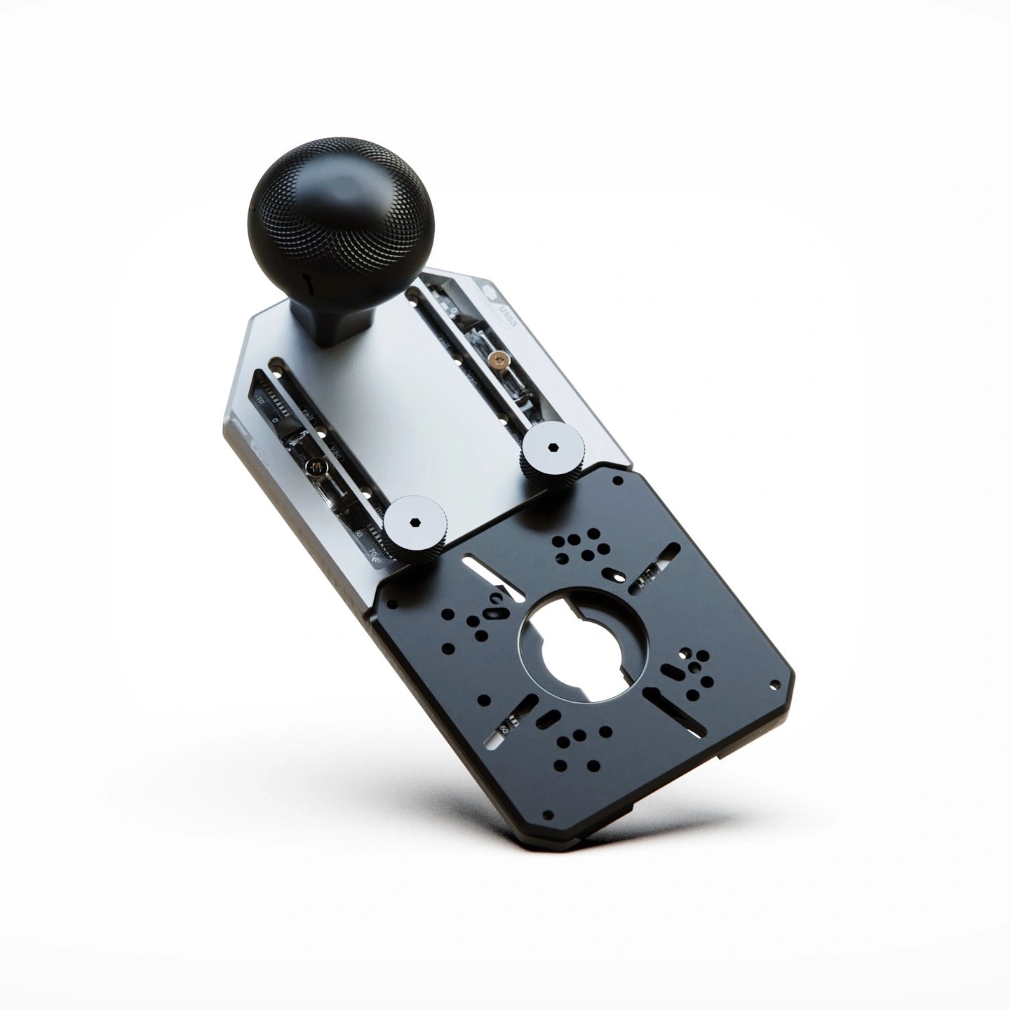 10-in-1 Trim Router Jig for Circle Cutting, Edge Guide, Mortise/Rabbet & Trimming | Multi-Function Router Base - Zahyox